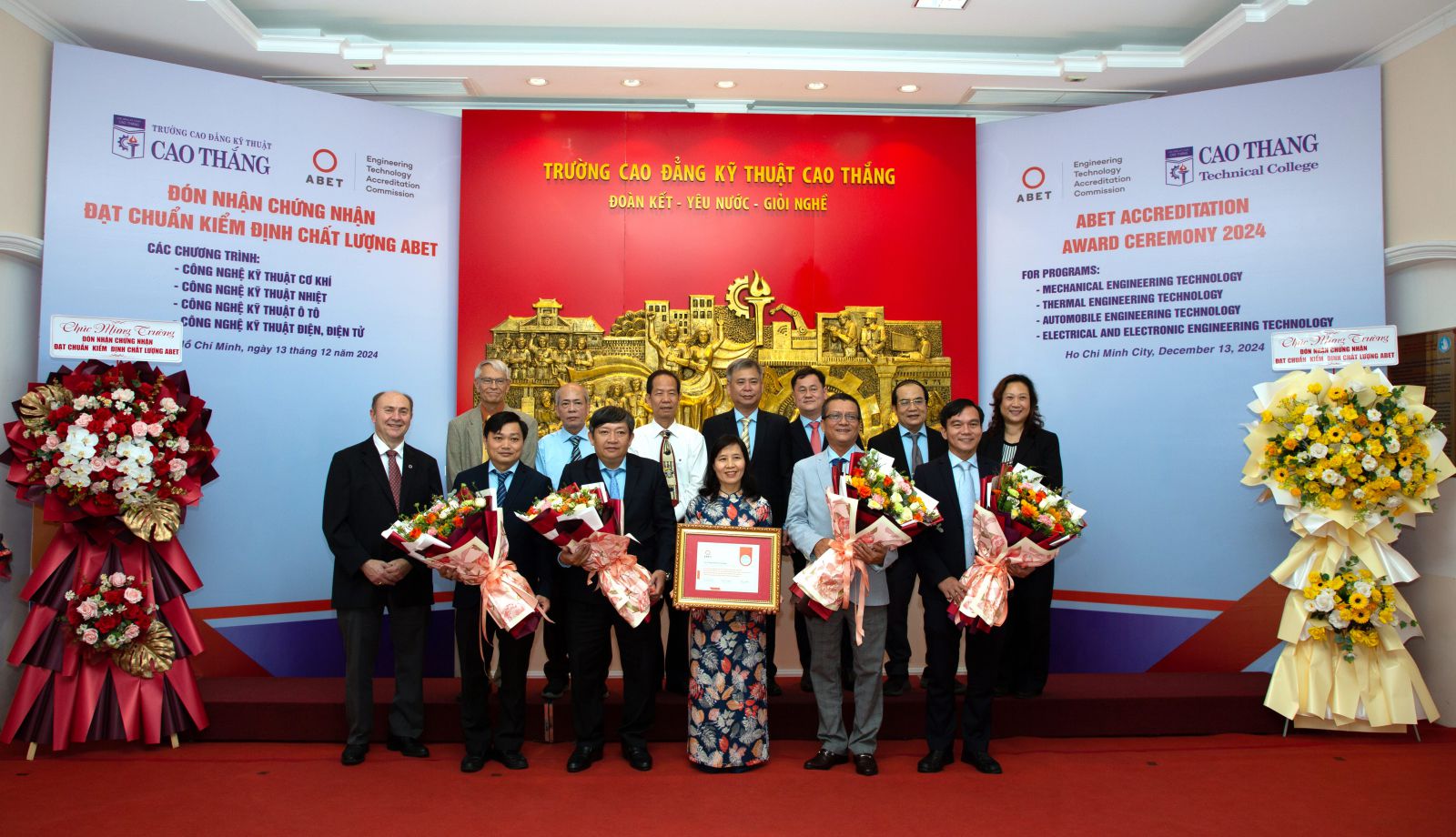 4 Programs Of Cao Thang Technical College Achieved Abet Quality Accreditation