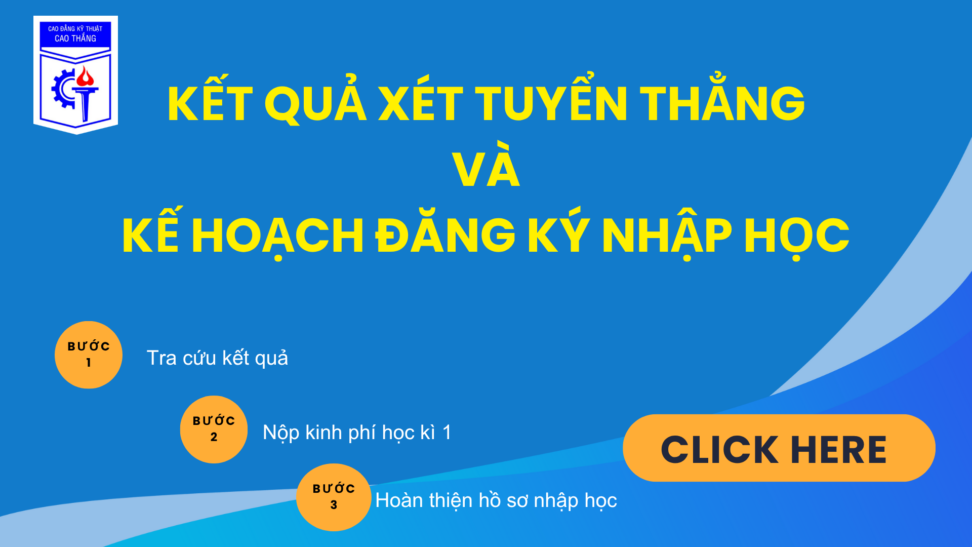 Kết quả xét tuyển thẳng