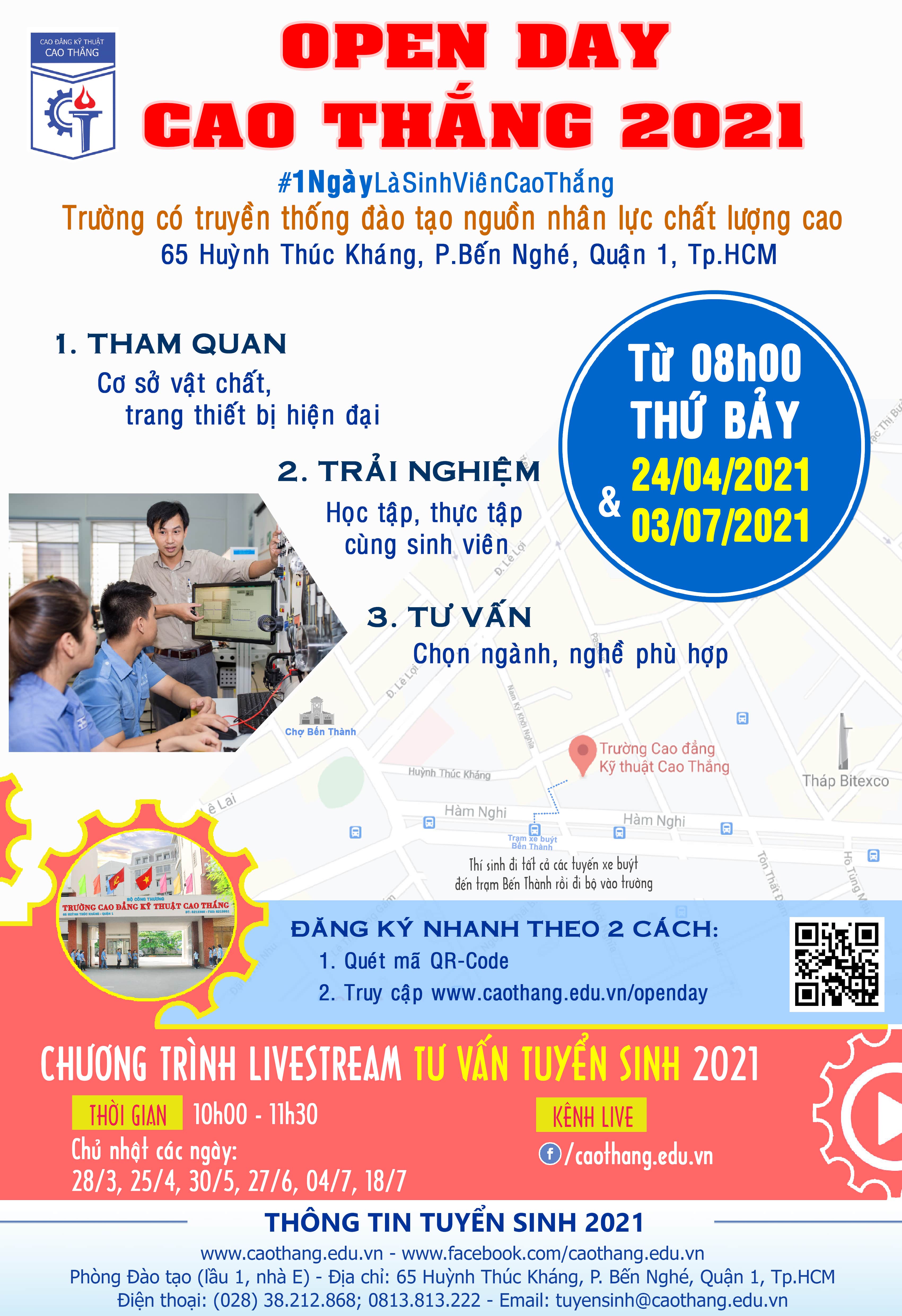 Open Day Cao Thắng 2021